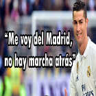 'Me voy del Madrid, no hay marcha atrs' (Cristiano Ronaldo)