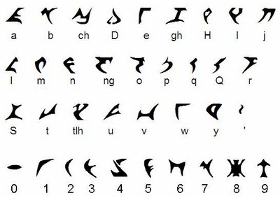 alfabeto klingon