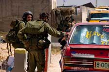 Soldados israelíes en territorios ocupados