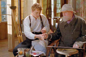 Renoir y su hijo Jean (Vincent Rottiers)
