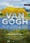 Van Gogh de los campos de trigo bajo cielos nublados
