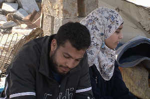 Miembros de la familia Samuni afectados por los bombardeos de la 'Operación Plomo Fundido'