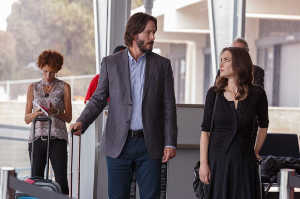 Keanu Reeves (Frank) y Winona Ryder (Lindsay) durante su primer encuentro