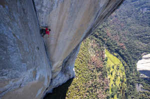 El escalador Alex Honnold en la cara suroeste de El Capitn, una de las rocas ms famosas del planeta