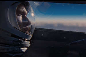 Neil Armstrong (Ryan Gosling) sobre el avin X-15, antes de convertirse en astronauta