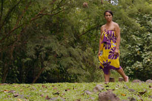 Mujer tahitiana