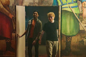 Jack junto al cantante Ed Sheeran en un cameo suyo