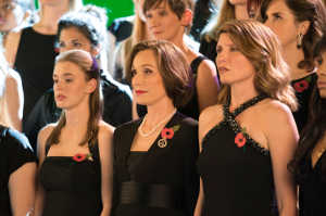 El coro de mujeres preparado para cantar su cancin en el Royal Albert Hall londinense