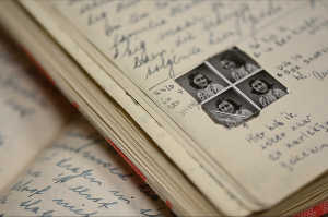 Detalle del 'Diario de Anna Frank'