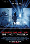 Cartel de la película "Paranormal Activity- Dimensión Fantasma"