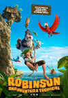 Cartel de la película "Robinson. Una aventura tropical"