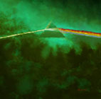 Logo que se ha utilizado en la gira "The Dark Side Of The Moon", de Pink Floyd. Storm Thorgerson se inspiró en Monet para su confección