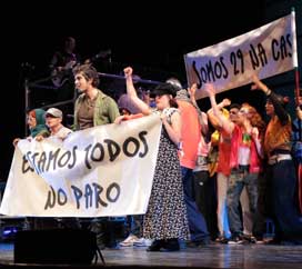 Protesta de trabajadores