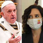 La presidenta madrile�a critica las palabras del papa Francisco pidiendo perd�n sobre los excesos de la Iglesia cat�lica en Am�rica