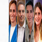 ?, M�nica Garc�a, Juan Lobato, Roc�o Monasterio y Alejandra Jacinto en el debate del 24 de mayo de 2023