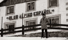 Ruiz Bartolom�, en el Club Alpino Espa�ol