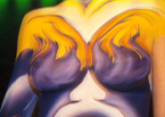 El cuerpo como pintura corporal