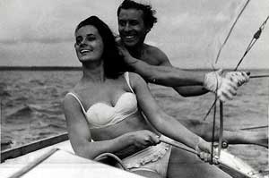 Leon Niemczyk como Andrzej junto a Jolanta Umecka (Krystyna)