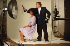 Primera sesi�n fotogr�fica con Terry Donaldson