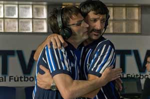 Fernando Tejero como Toribio (izd) y Ernesto Alterio como Gallardo (dch)