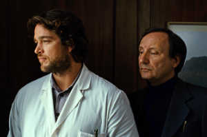 Ronald Zehrfeld es Andr� (derecha) junto a Rainer Bock como Klaus Sch�tz de negro)
� Christian Schulz / Schramm Film
� Hans Fromm / Schramm Film