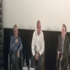 Jos Antonio Gurriarn y Robert Gudiguian en la Academia de Cine