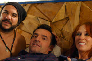 Ben y Patrick junto a Albane (Audrey Fleurot)