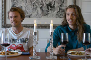 Hampus junto a su pareja actual, despu�s de romper con Adrian