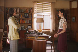 Joanna despidi�ndose de Margaret