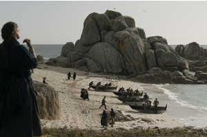 La playa de la isla de S�lvora