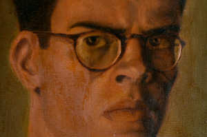 Cuadro con el retrato de Alberto Manrique
