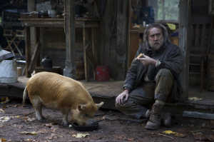 Rob junto a la cerda trufera Brandy