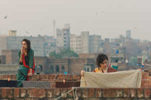 Sobre las terrazas de Lahore (Pakist�n)