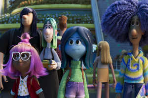 Ruby junto a su pandilla de amigos, con Connor y su pandilla de amigos del instituto Oceanside High