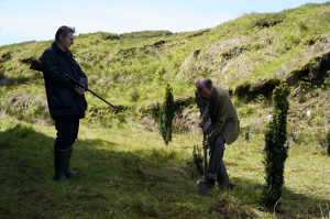 Finbar Murphy en su 'bosque particular'