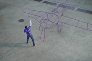 Harold echando mano de su imaginaci�n