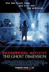 Cartel de la pel&iacute;cula "Paranormal Activity- Dimensi�n Fantasma"