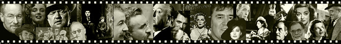 Panel fotogrfico con personajes famosos de la cinematografa mundial