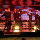Monsta X despleg� un espect�culo que garantiz� luz y sonido